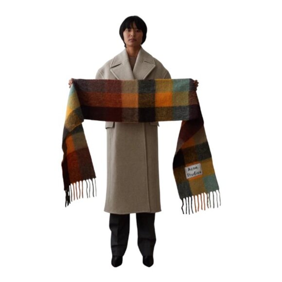 ACNE STUDIOS VALLY CHECK SCARF MULTICOLOR - Picture 3 of 7